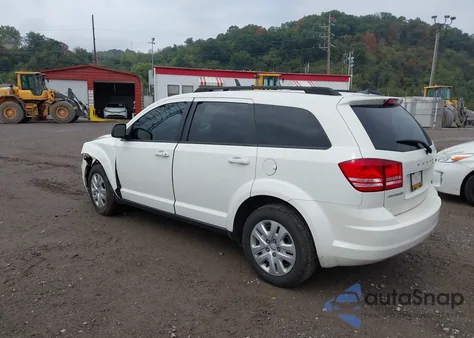 2018 Dodge Journey Se из США, поврежденный, VIN 3C4PDCAB5JT302599